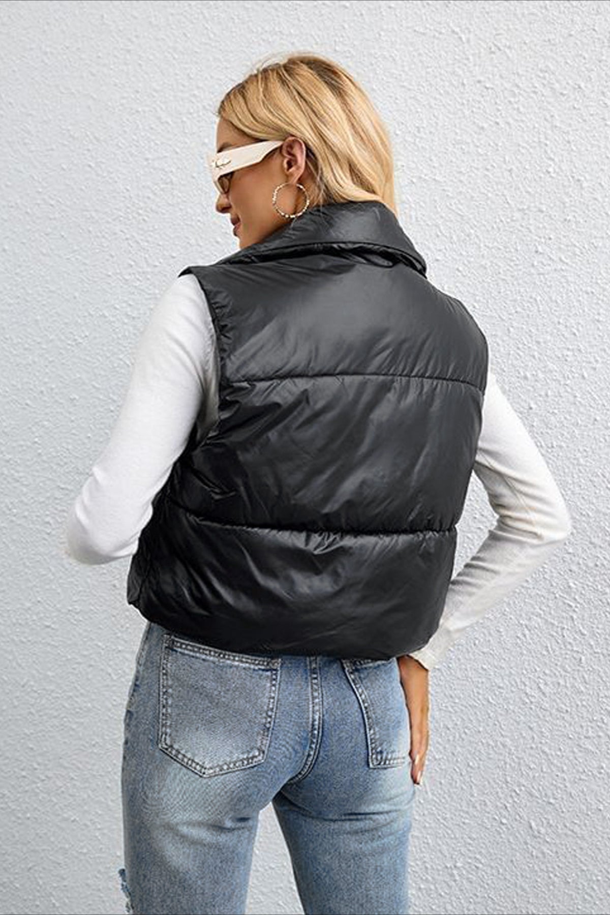 Moderne Casual Puffer Gilet voor Dames