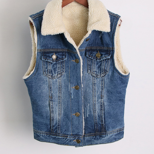 Modieus Denim Vest voor Dames - Comfortabel en Stijlvol Gilet