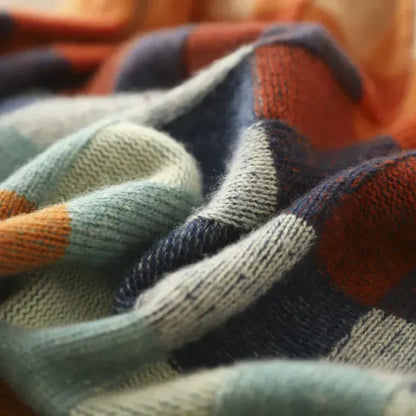 Multicolor damestrui met ruitpatroon – Elara