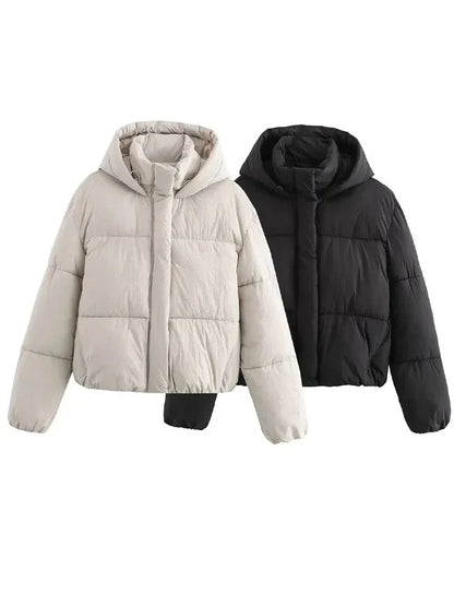 Noëlle Laurent Compact Puffer Hooded Jacket