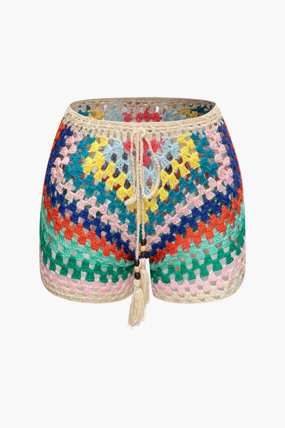 Naila Boho Set | Handgehaakte Bustier en Shorts
