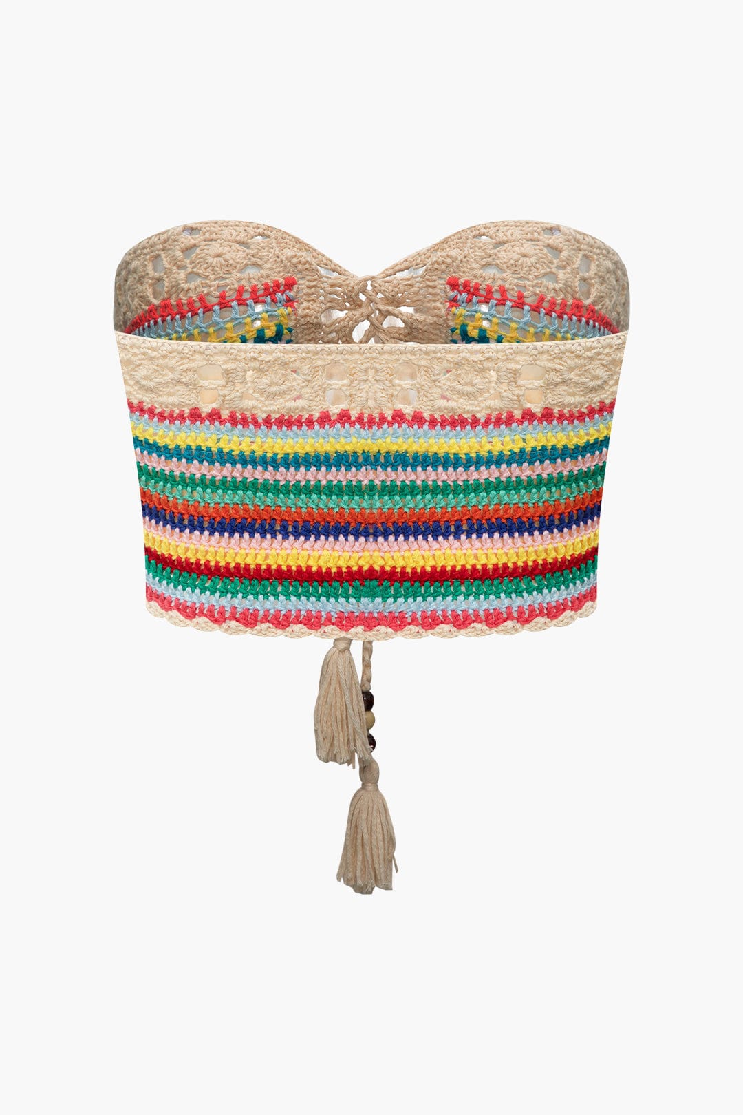 Naila Boho Set | Handgehaakte Bustier en Shorts