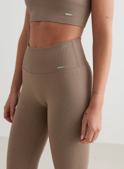 Noa | Naadloze Geribbelde Leggings