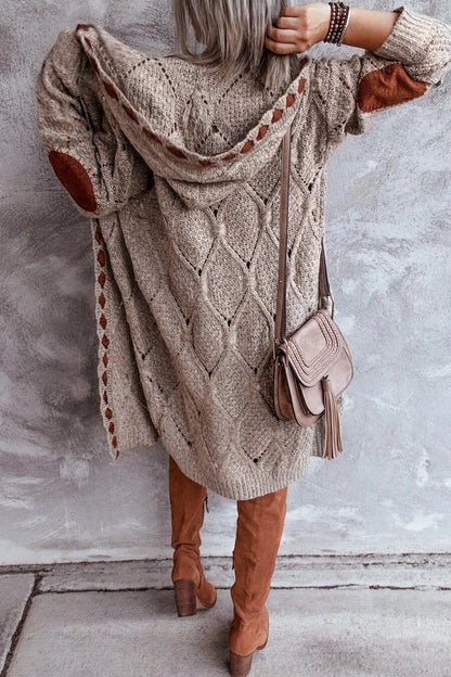 Noéla | Stijlvol Lang Vest met Capuchon