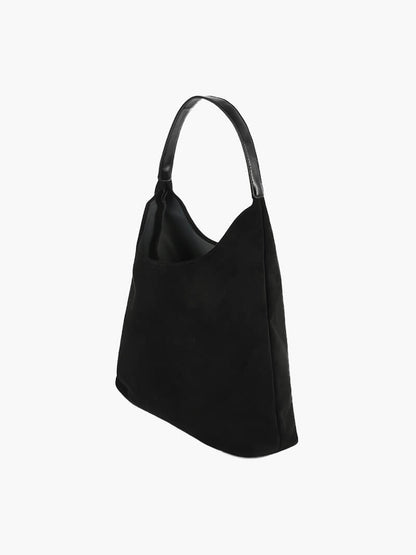 Olga | Minimalistische Schoudertas van Suède