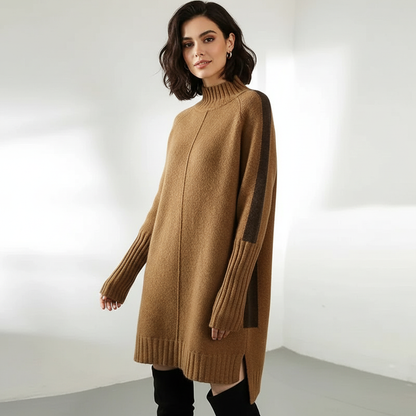 Oversized coltrui sweaterjurk – Mila