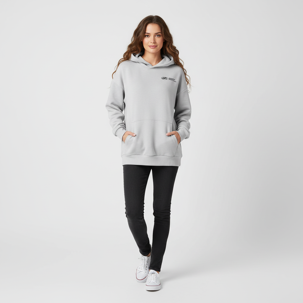 Oversized dames hoodie 'with love' – Elodie