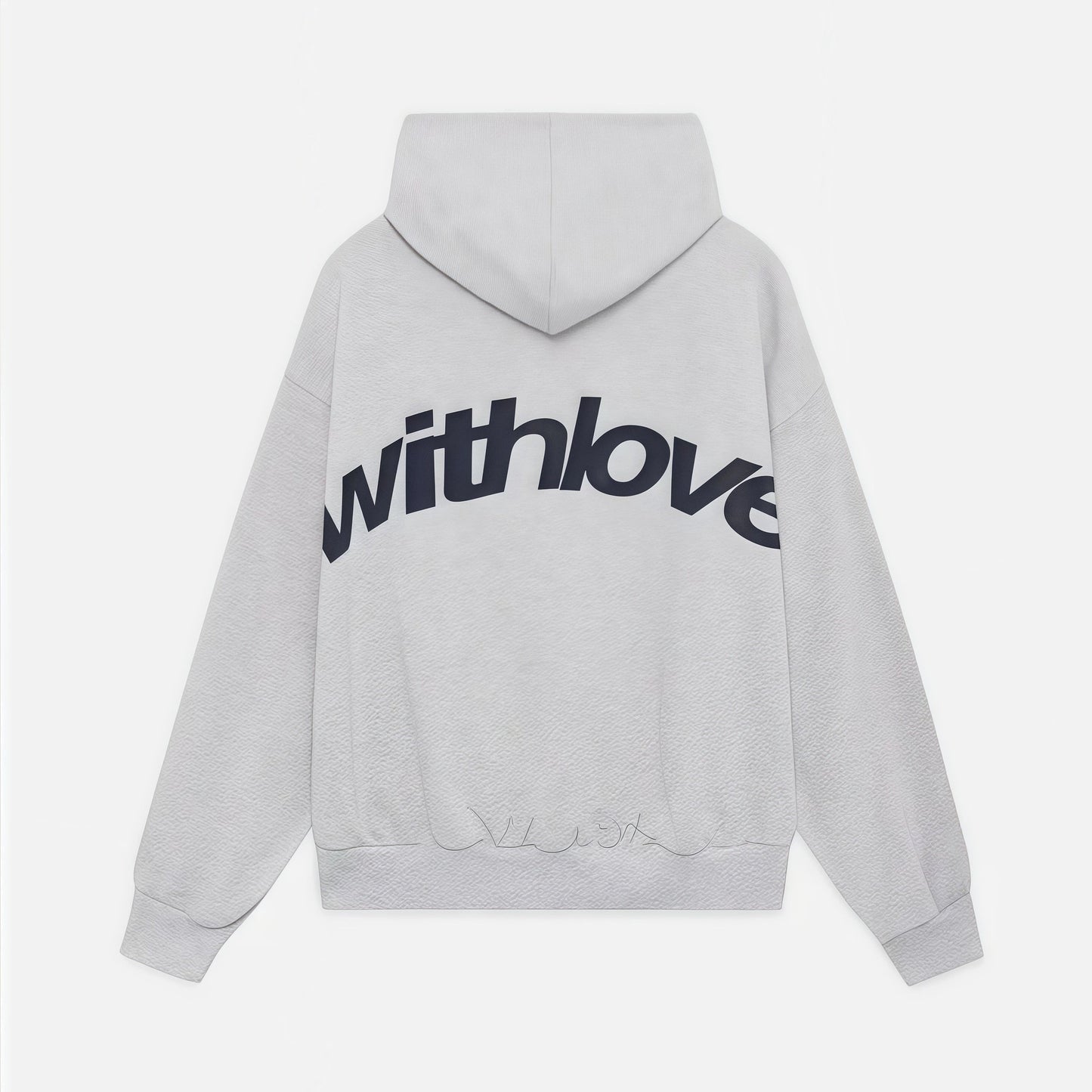Oversized dames hoodie 'with love' – Elodie