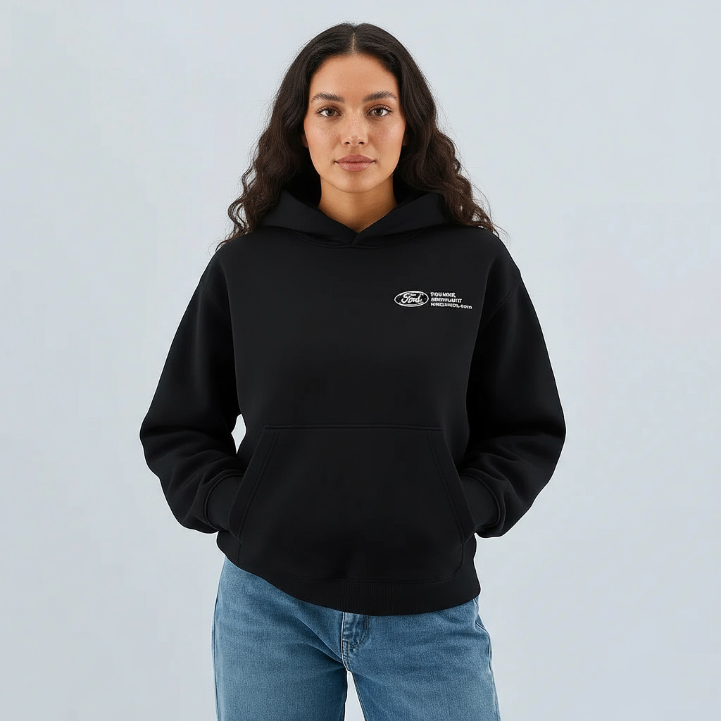 Oversized dames hoodie 'with love' – Elodie