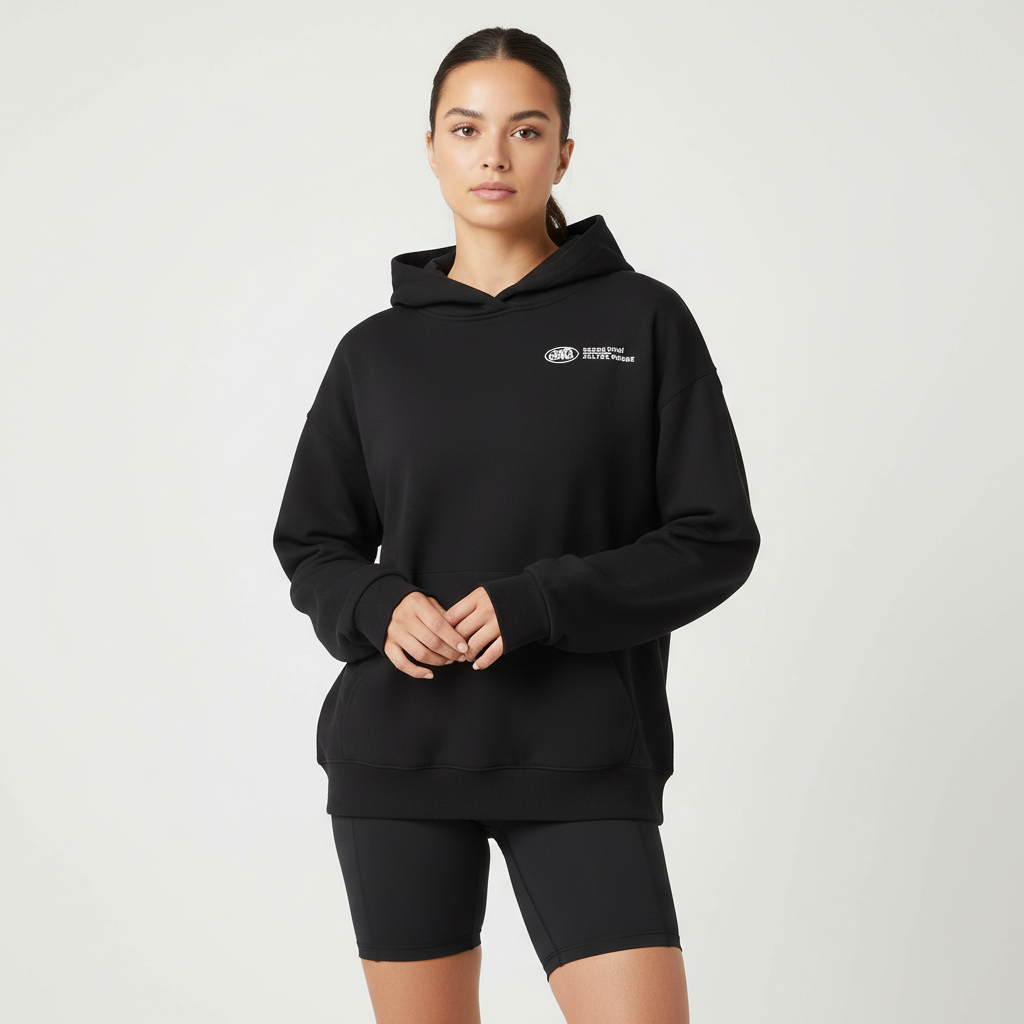 Oversized dames hoodie 'with love' – Elodie