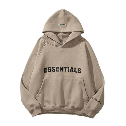Oversized dames hoodie met essentials print – Delphine