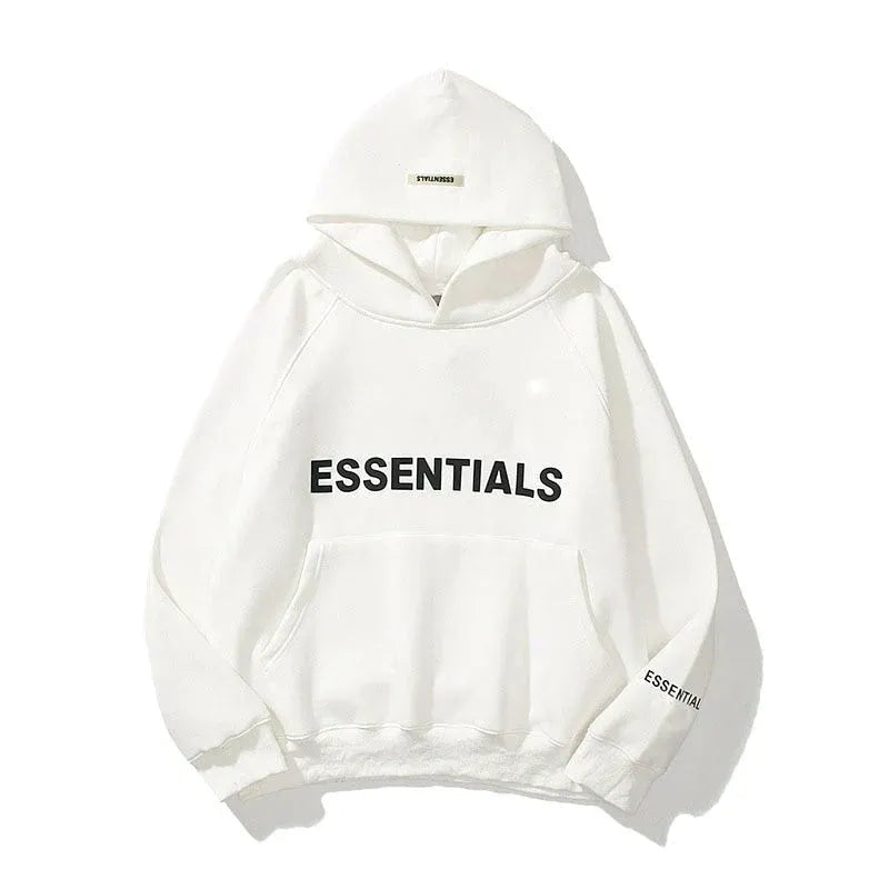 Oversized dames hoodie met essentials print – Delphine