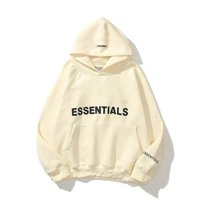 Oversized dames hoodie met essentials print – Delphine