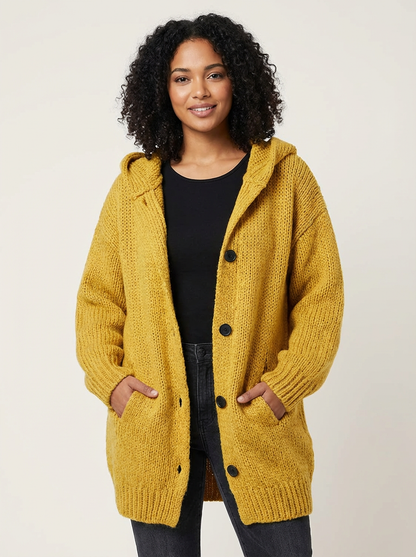 Oversized gebreid vest dames – Luna