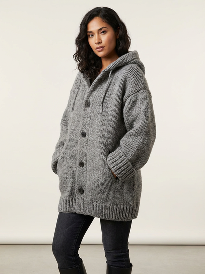 Oversized gebreid vest dames – Luna