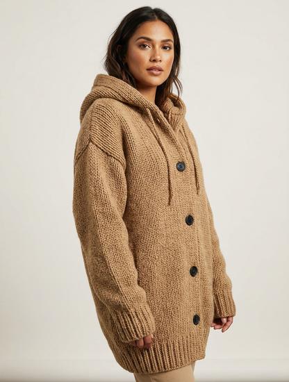 Oversized gebreid vest dames – Luna
