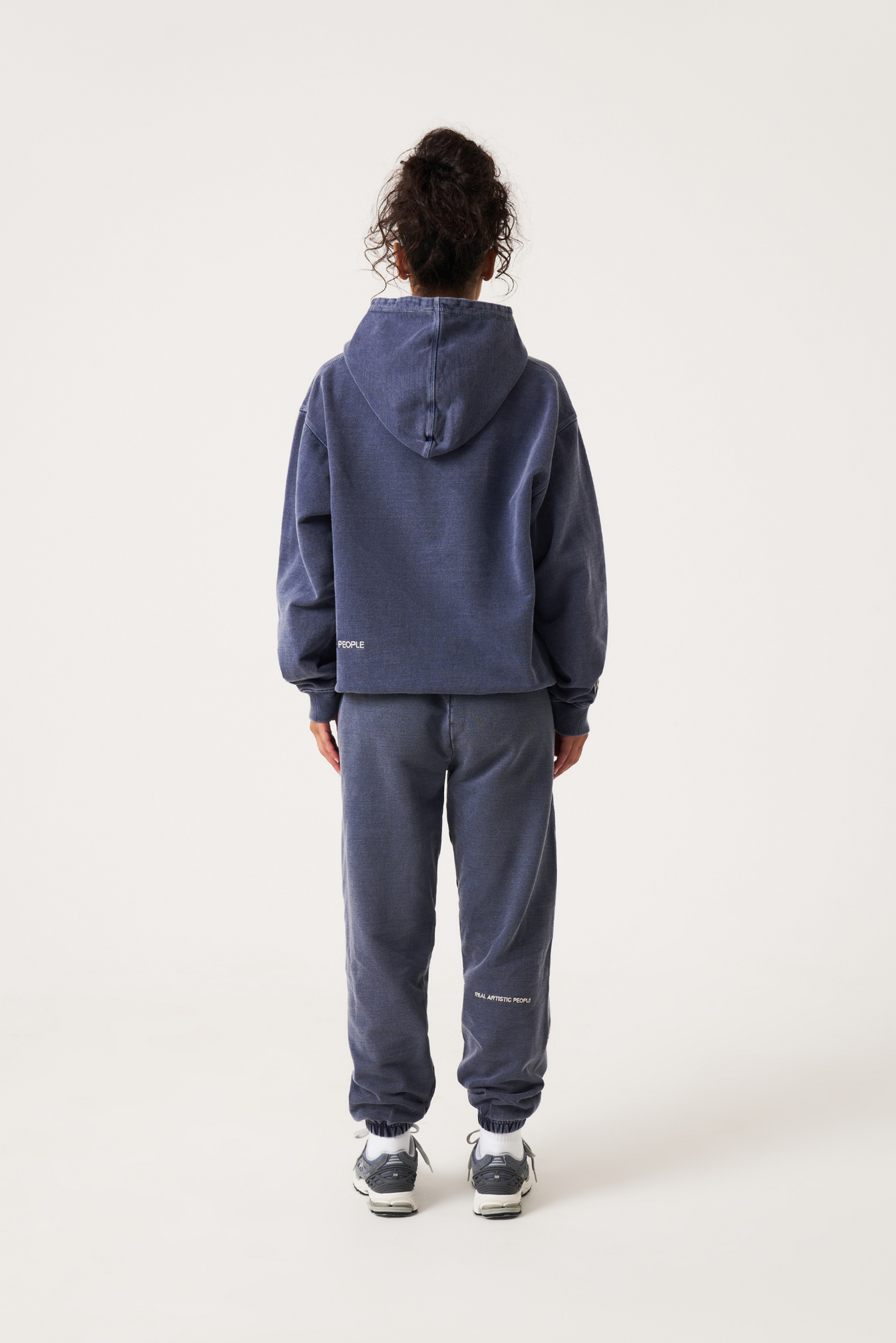 Oversized hoodie met statement details