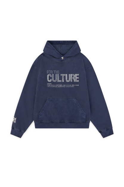 Oversized hoodie met statement details