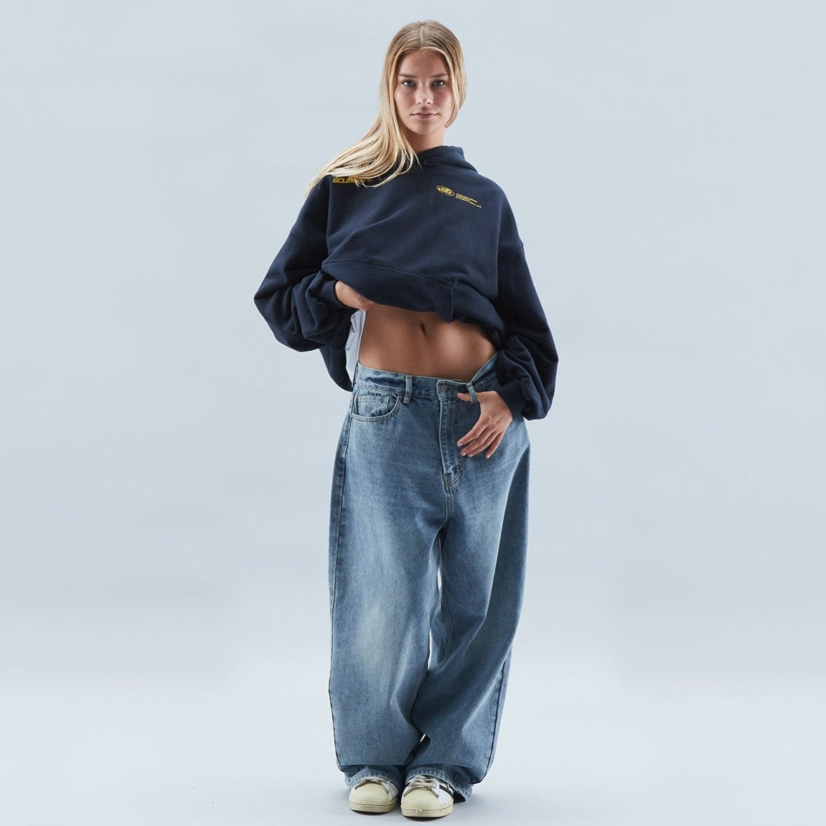 Oversized statement hoodie