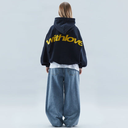 Oversized statement hoodie