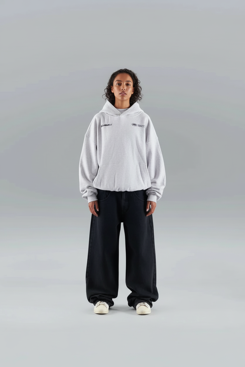 Oversized statement hoodie