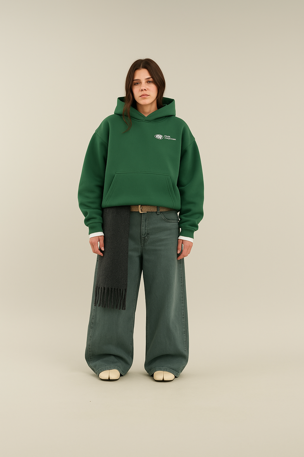 Oversized statement hoodie