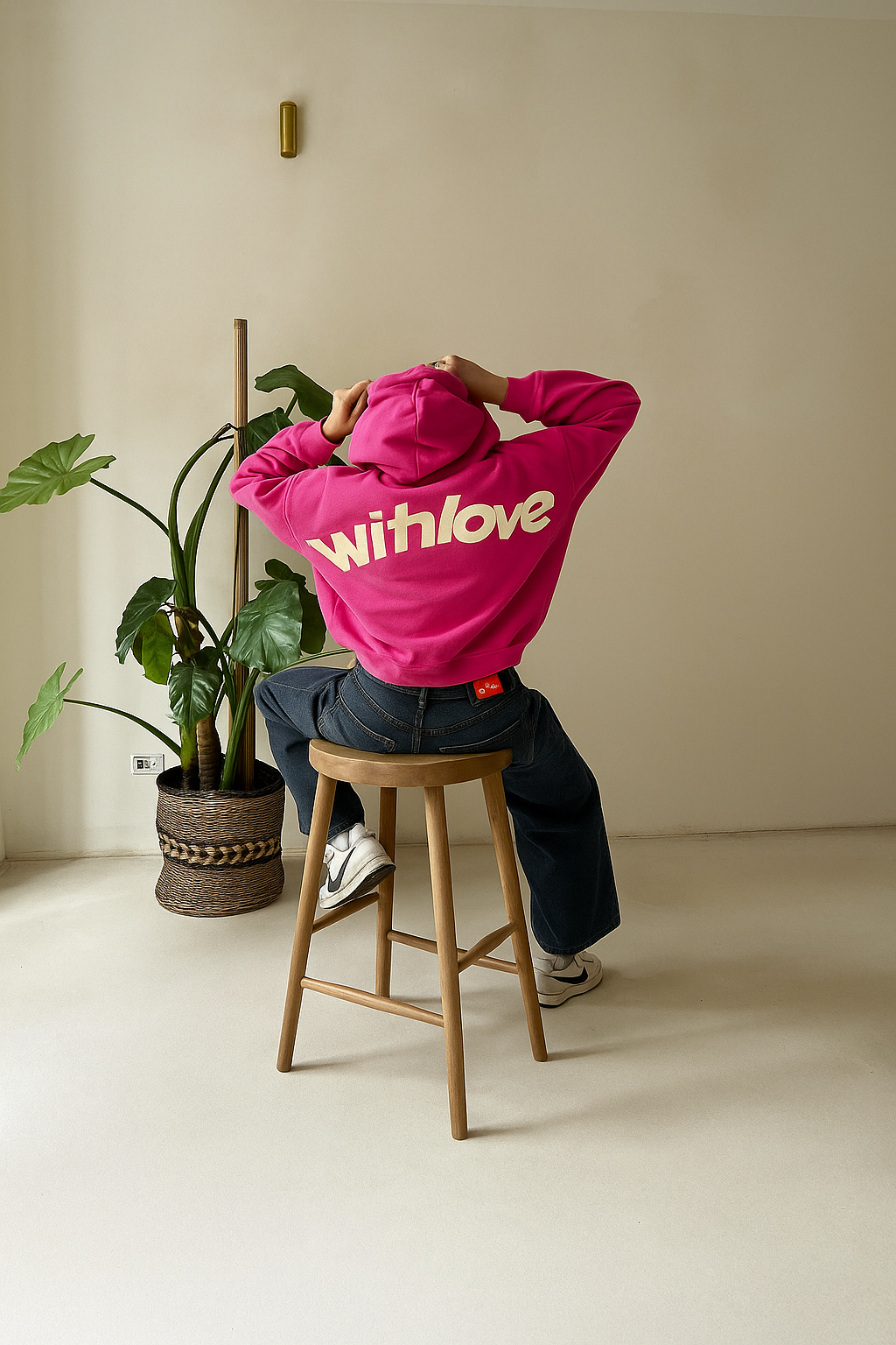 Oversized statement hoodie