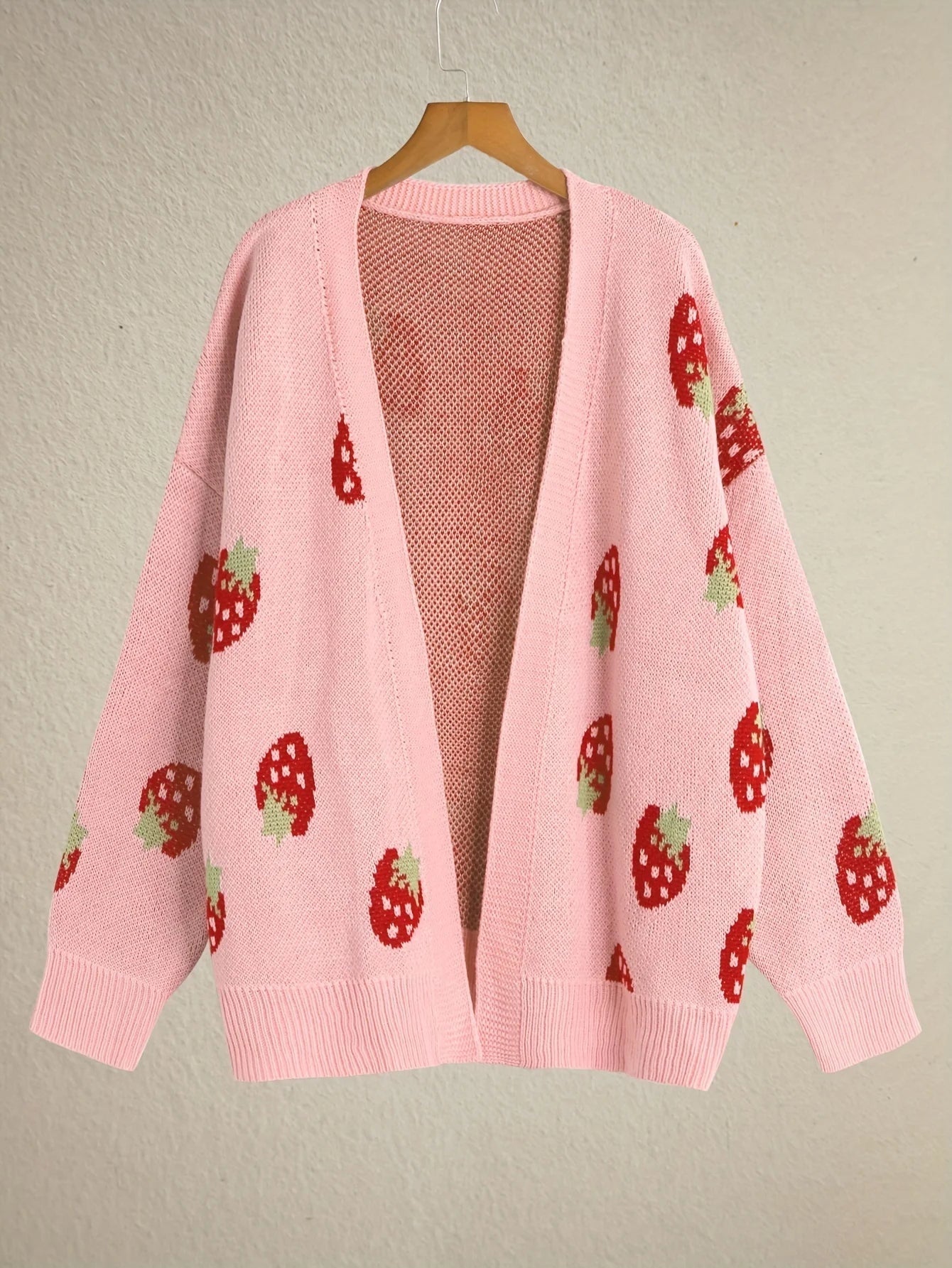 Oversized strawberry cardigan – Rosalie