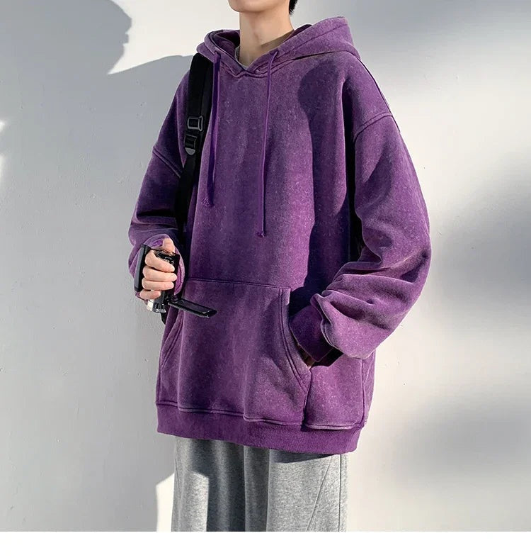 Oversized washed hoodie voor dames – Elara