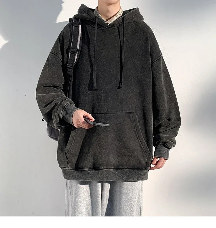 Oversized washed hoodie voor dames – Elara