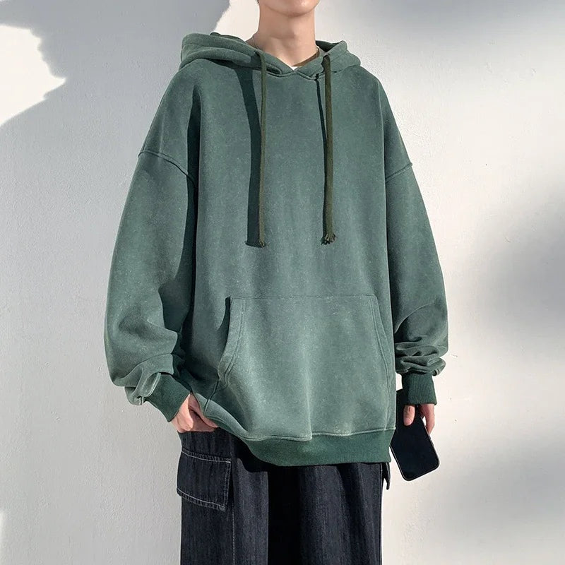 Oversized washed hoodie voor dames – Elara
