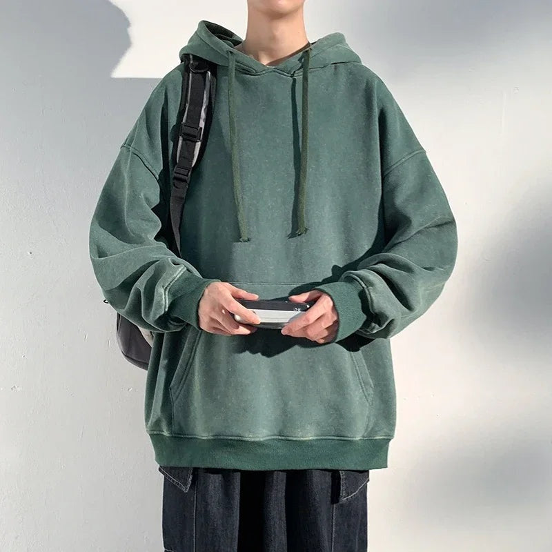 Oversized washed hoodie voor dames – Elara