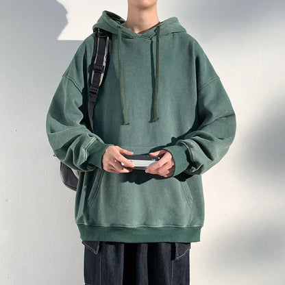 Oversized washed hoodie voor dames – Elara