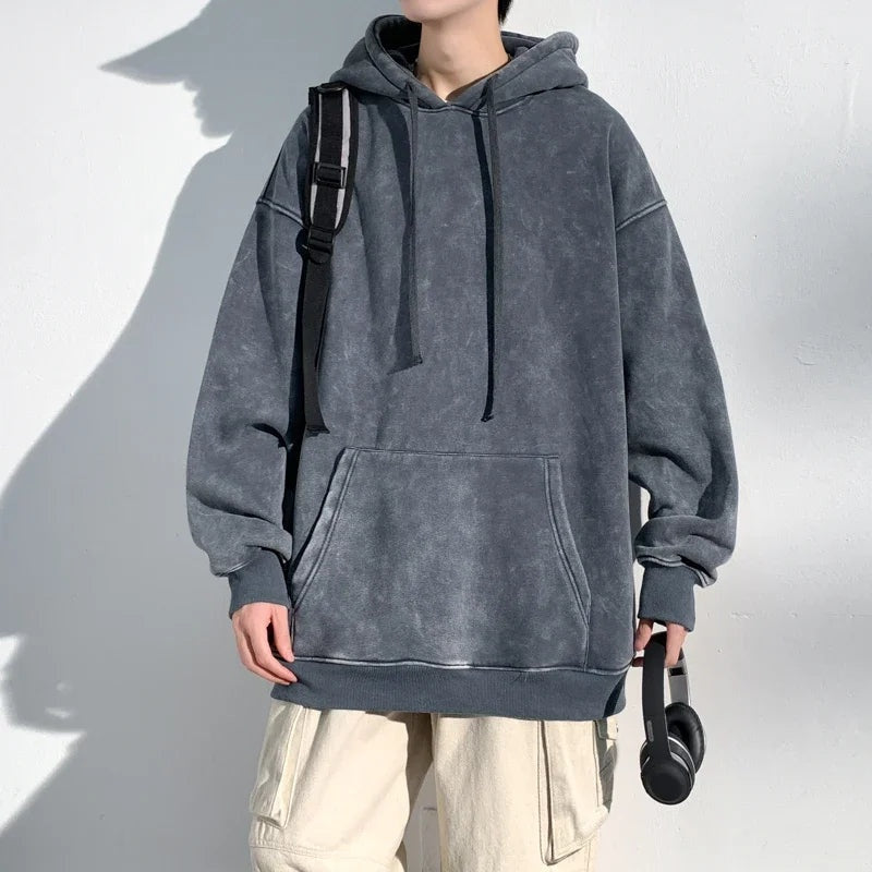 Oversized washed hoodie voor dames – Elara