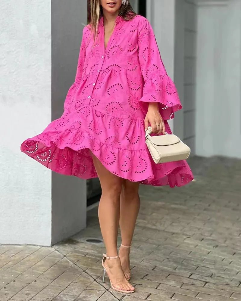 Pauline | Elegante Mini Ibiza Jurk