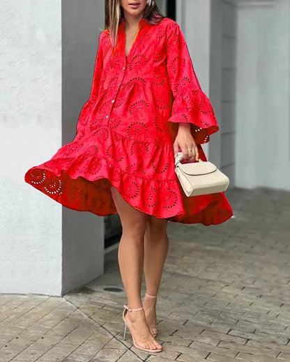 Pauline | Elegante Mini Ibiza Jurk