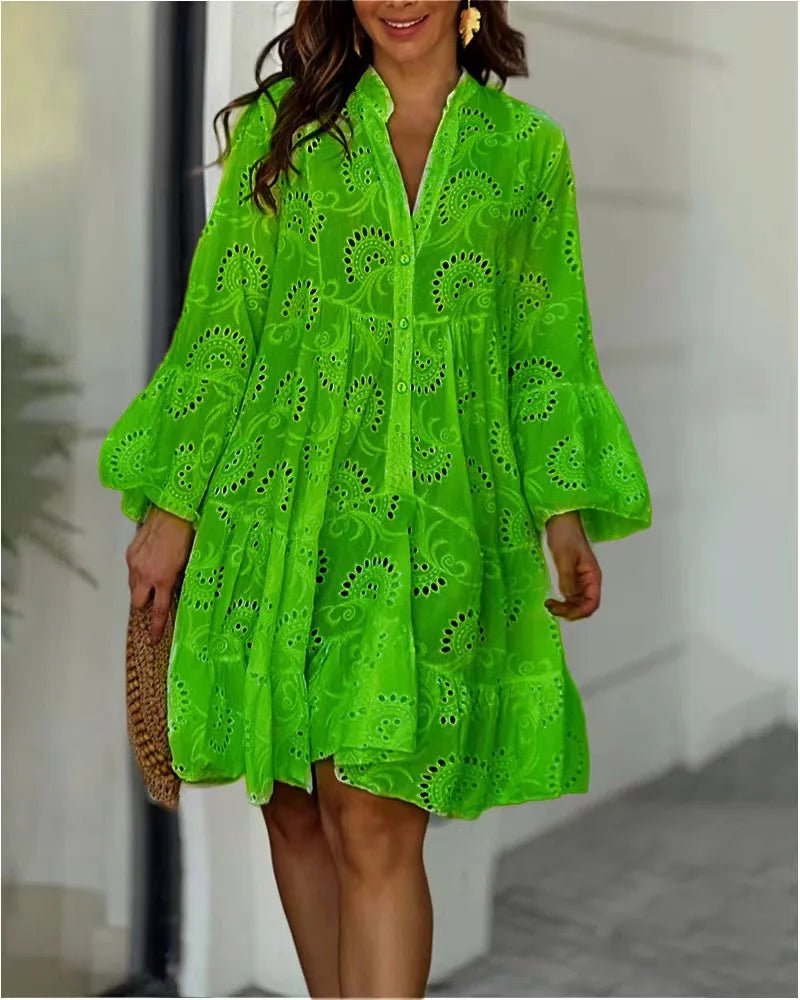 Pauline | Elegante Mini Ibiza Jurk