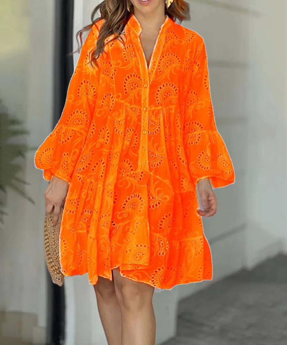 Pauline | Elegante Mini Ibiza Jurk
