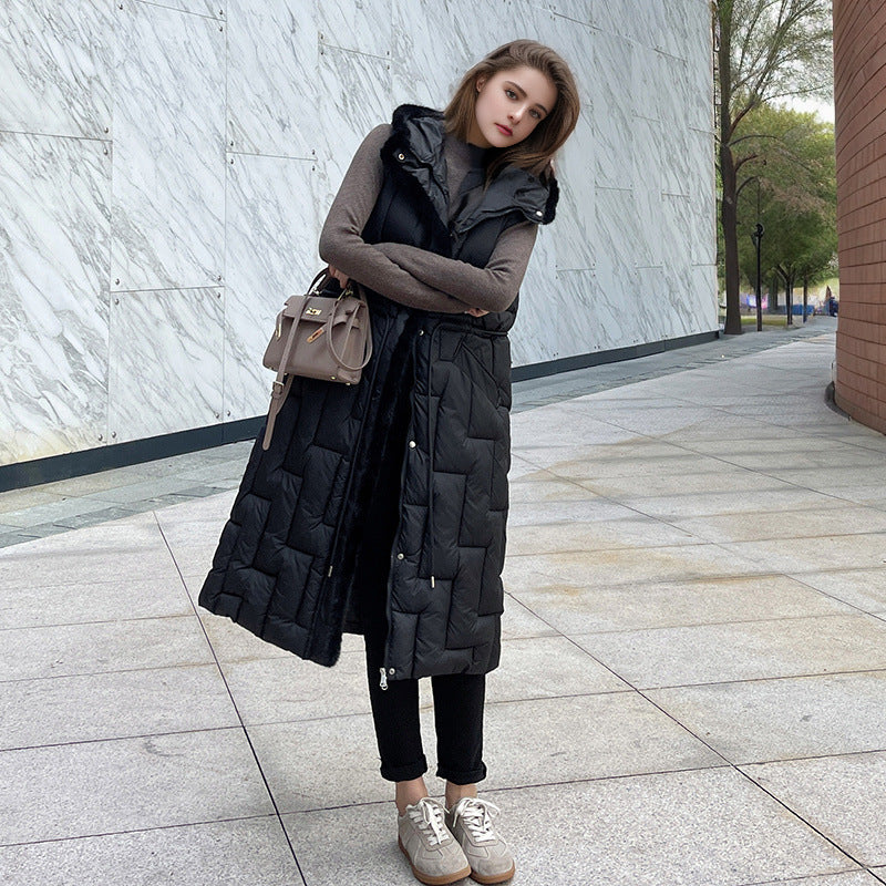 Pravina | Modieus Dames Katoenen Vest met Capuchon voor Herfst en Winter