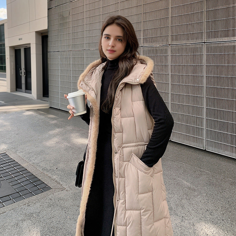 Pravina | Modieus Dames Katoenen Vest met Capuchon voor Herfst en Winter