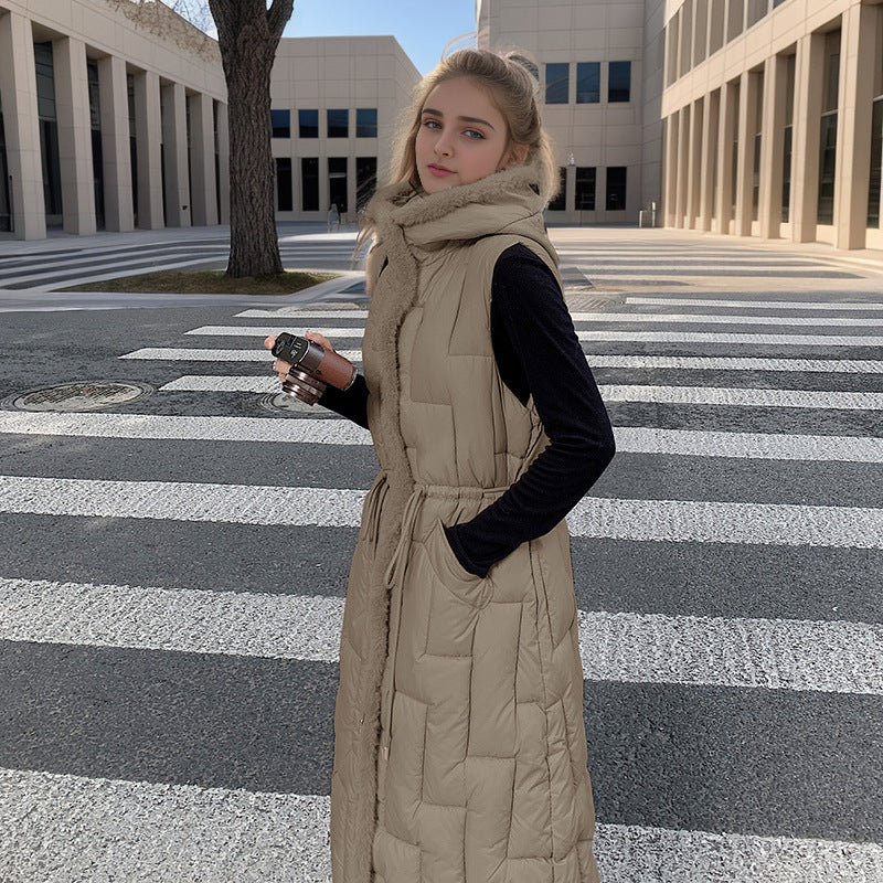 Pravina | Modieus Dames Katoenen Vest met Capuchon voor Herfst en Winter