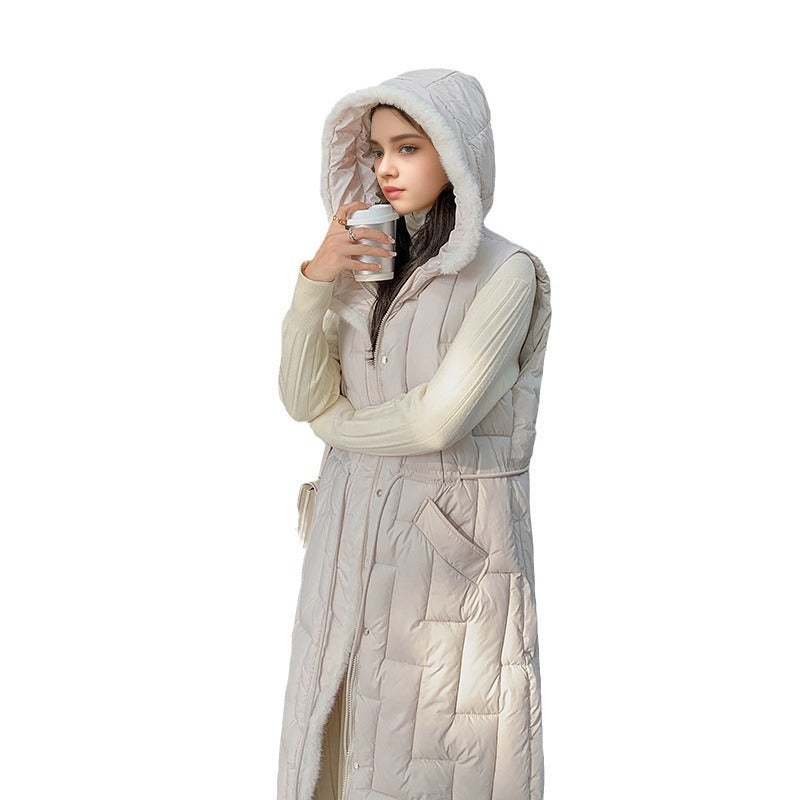Pravina | Modieus Dames Katoenen Vest met Capuchon voor Herfst en Winter