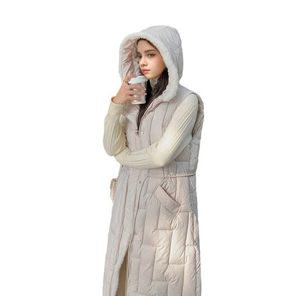 Pravina | Modieus Dames Katoenen Vest met Capuchon voor Herfst en Winter