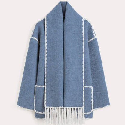 Rase Statement Trim Hooded Jacket