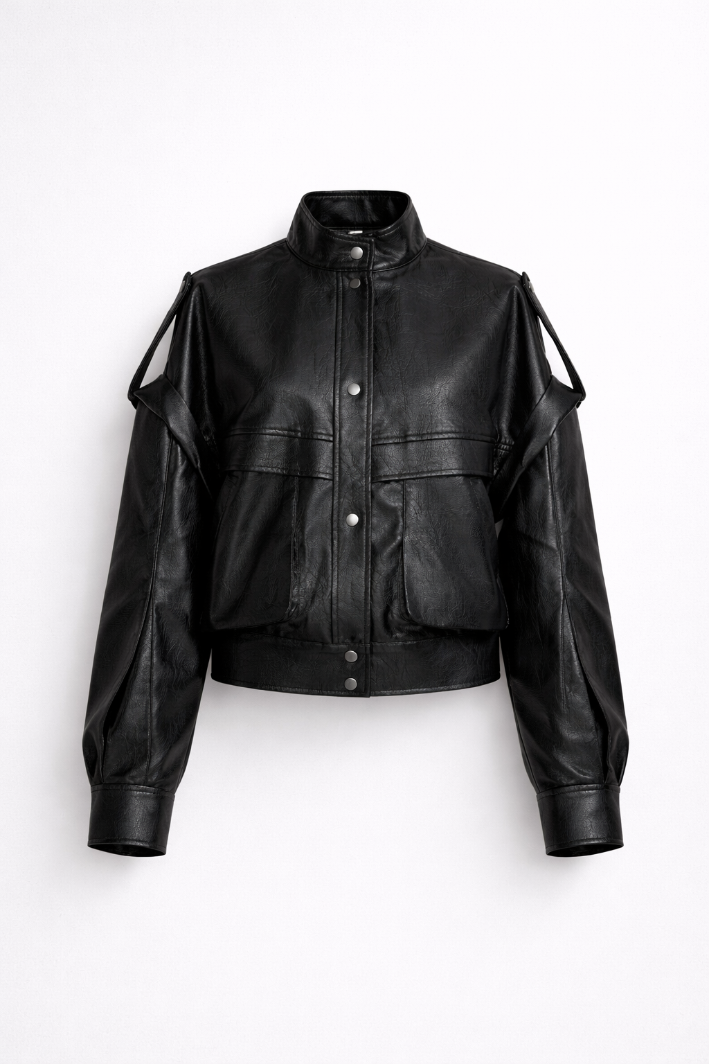 Renata Corsini Luxe Leatherlook Cropped Jacket