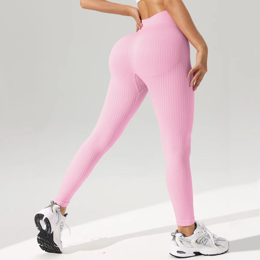 Ribbed high-waist legging dames – Rise