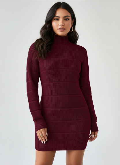 Ribgebreide coljurk – Eveline