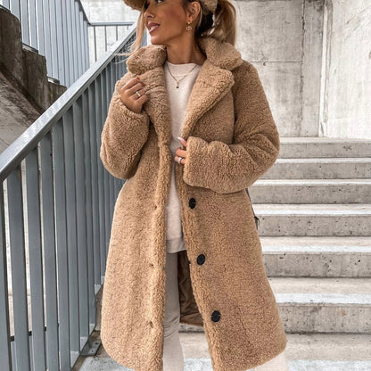 Rachel Teddy Long Coat