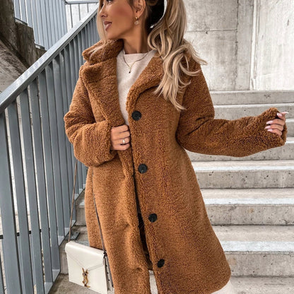 Rachel Teddy Long Coat