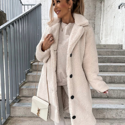 Rachel Teddy Long Coat